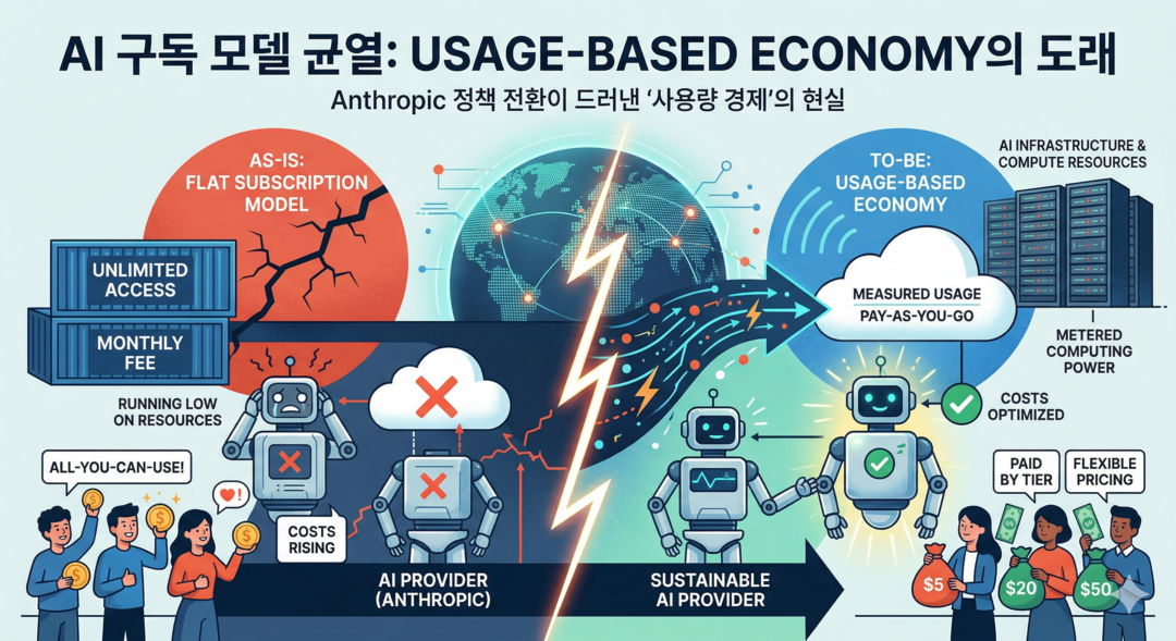 Anthropic 정책 전환이 드러낸 ‘사용량 경제’의 현실